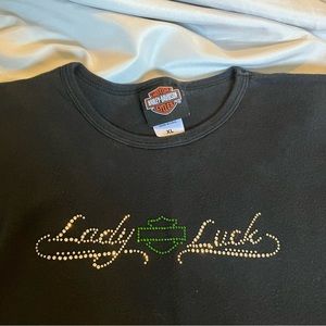 Harley-Davidson Lady Luck St. Pattys Day T-Shirt